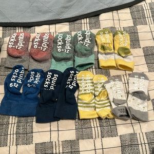 Squid Socks Sz 6-12 mo 6 pairs